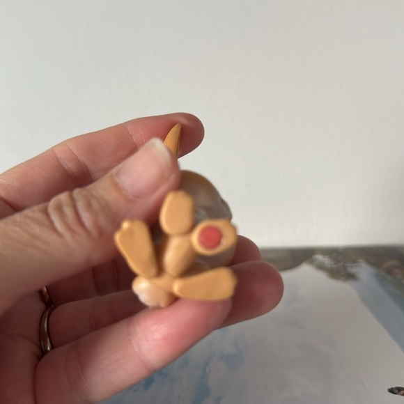 Littlest Pet Shop Brown/Tan BUNNY RABBIT Long/Tall ears Purple eyes #434 lps - Picture 3 of 3